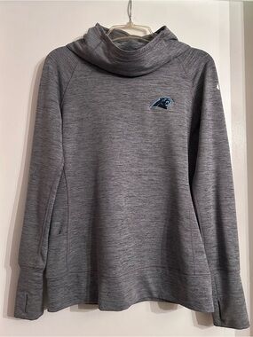 NIKE GOLF Dri-fit Women's Gray Hooded Pullover Top